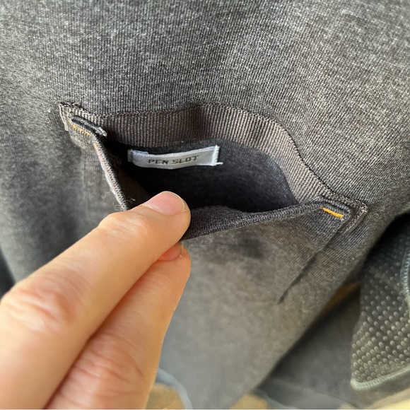 Ariat Wm’s Rebar Workman Logo Long Sleeve T-shirt  In Charcoal Gray Sz S - Picture 5 of 14